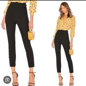 L'Academie REVOLVE Black High-Rise Pants